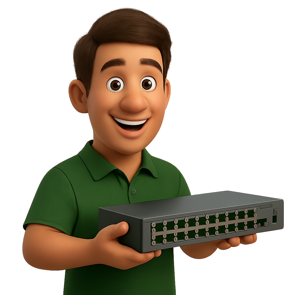 Personagem Aerorede Redes Estruturadas